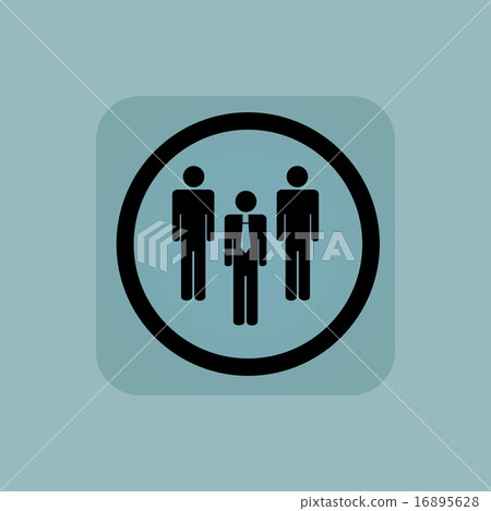 Pale blue work team sign Pale blue work team sign 16895628