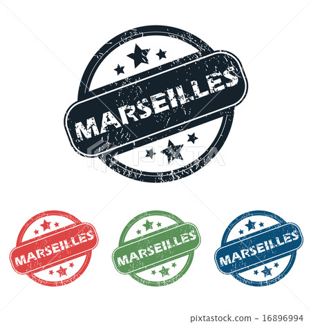 Round Marseilles city stamp set Round Marseilles city stamp set 16896994