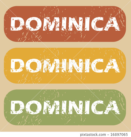 Vintage Dominica stamp set 16897065