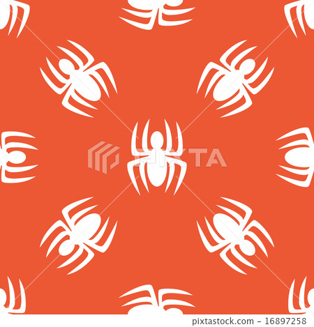 Orange spider pattern Orange spider pattern 16897258