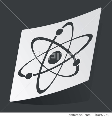 Monochrome atom sticker Monochrome atom sticker 16897260