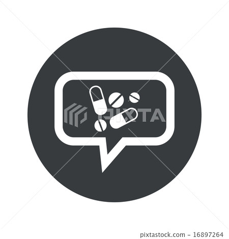 Round dialog medicine icon Round dialog medicine icon 16897264