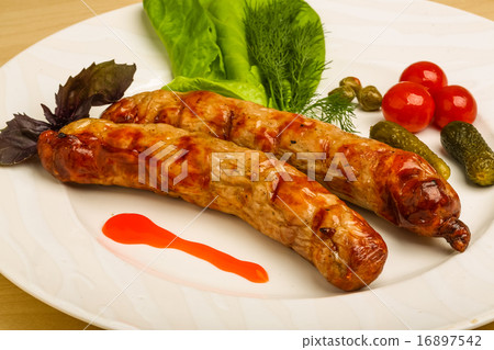 Grilled sausages 16897542