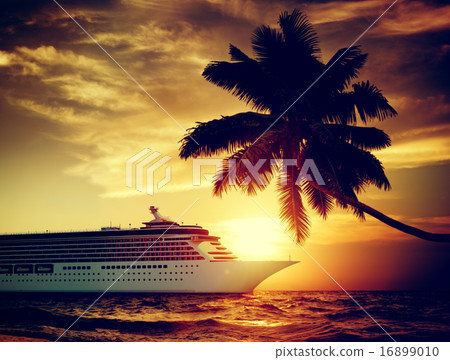 Yacht Cruise Ship Sea Ocean Tropical Scenic Concept Yacht Cruise Ship Sea Ocean Tropical Scenic Concept 16899010