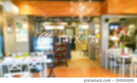 Abstract blur restaurant background 16900889