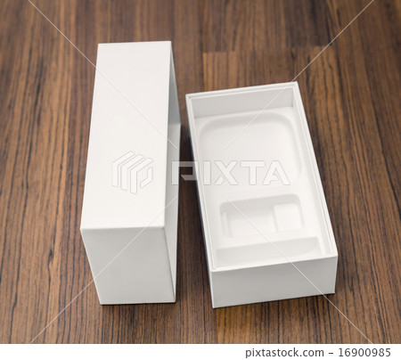 Download Blank white box mock up on wood background - ภาพถ่ายสต็อก ...