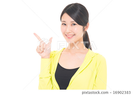 運動服女性 運動服女性 16902383