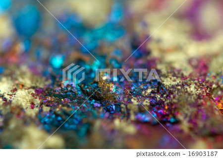 Jewel ore. Macro. Extreme closeup Jewel ore. Macro. Extreme closeup 16903187
