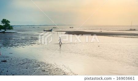 Indonesian fishermam village 16903661