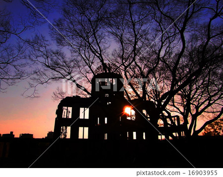 Sunset of the Atomic Bomb Dome Sunset of the Atomic Bomb Dome 16903955