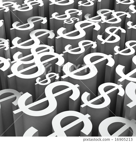 Backround of dollars currency symbol Backround of dollars currency symbol 16905213
