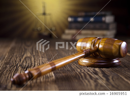 Justice Scale and Gavel, ambient light vivid theme 16905951
