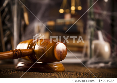 Law and justice concept, legal code and scales 16905982