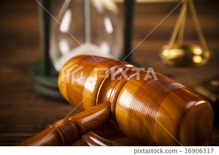 Law and justice concept, legal code and scales Law and justice concept, legal code and scales 16906317