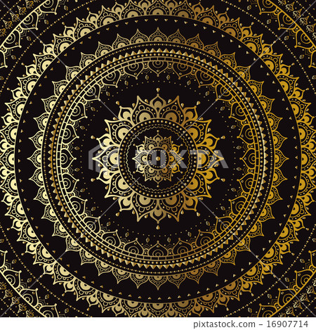 Gold mandala 16907714