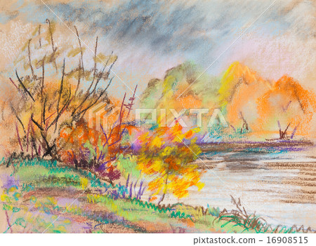 Beach of lake Beach of lake 16908515