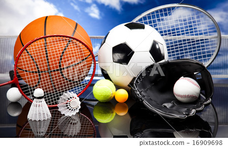 Sport, a lot of balls and stuff 16909698