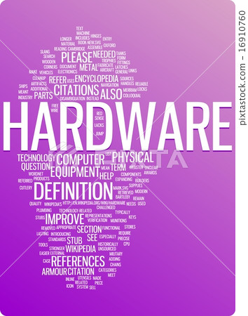 Hardware word cloud illustration. Graphic tag collection Hardware word cloud illustration. Graphic tag collection 16910760
