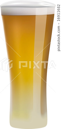 Isolated glass of beer 16911682