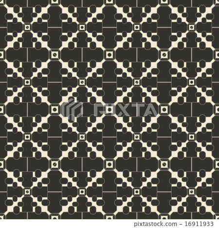 Geometric ornament seamless pattern. Textile design template seamless background. Geometric ornament seamless pattern. Textile design template seamless background. 16911933
