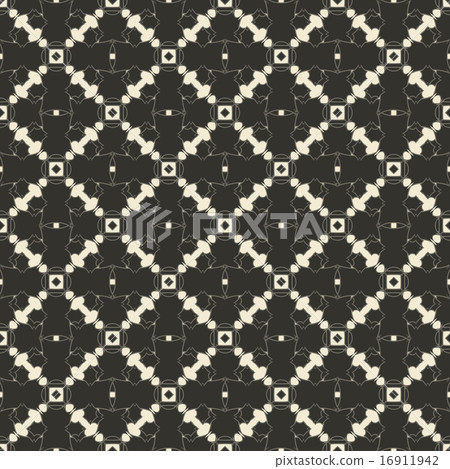 Geometric ornament seamless pattern. Textile design template seamless background. Geometric ornament seamless pattern. Textile design template seamless background. 16911942