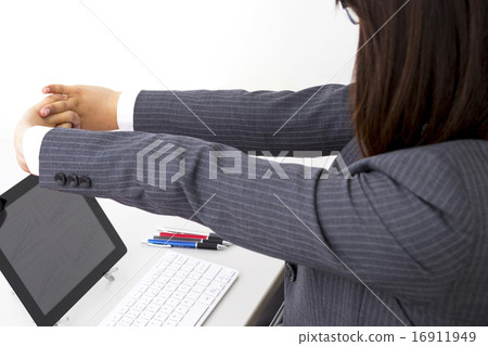 Female Office Lady Business Fatigue Stretch Flexible Extend Hand Parts Suit Female Office Lady Business Fatigue Stretch Flexible Extend Hand Parts Suit 16911949
