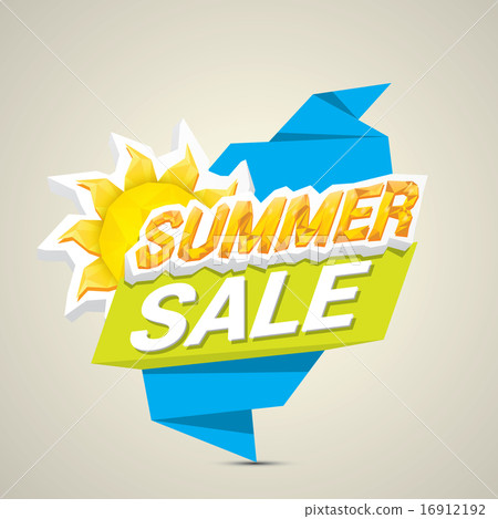 vector summer sale label or sticker vector summer sale label or sticker 16912192