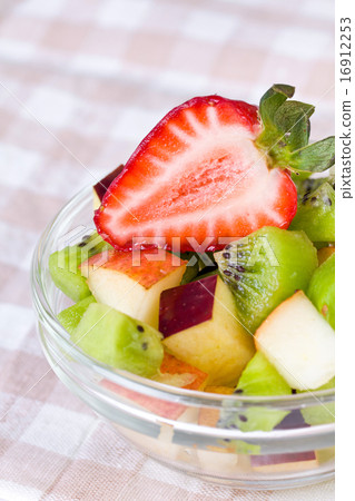 Fruit salad in plate Fruit salad in plate 16912253