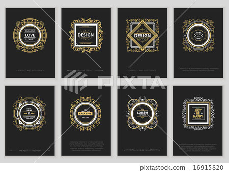 Set of Vintage Label cards 16915820