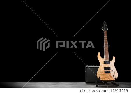Modern electric guitar Modern electric guitar 16915959