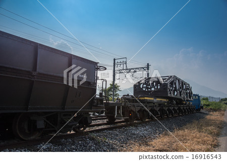 Freight railway museum railway 16916543