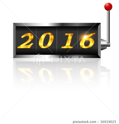 2016 slot New Year's Card 16919025