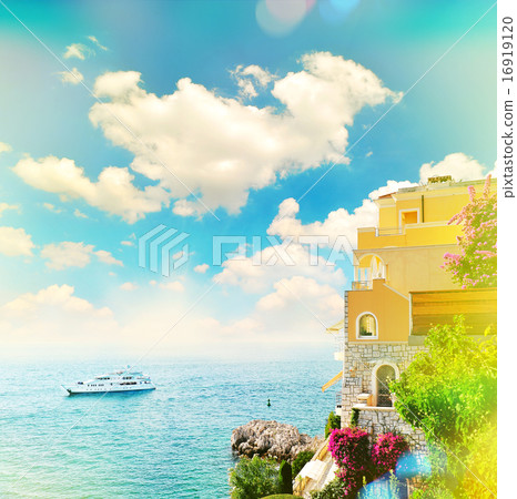 beautiful mediterranean landscape. view of sea 16919120