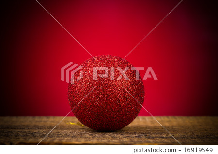 red christmas ball red christmas ball 16919549