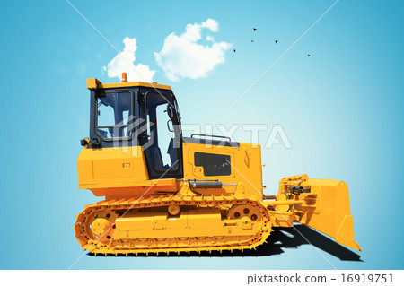 Yellow new tractor 16919751
