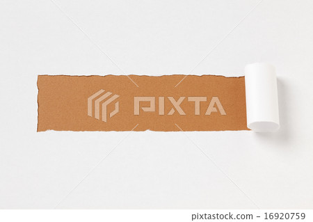Torn paper / message writing space available 16920759