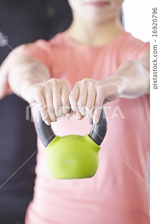 Training at the sports center Training at the sports center 16920796