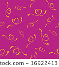 Illustration seamless pattern with dot hearts 16922413