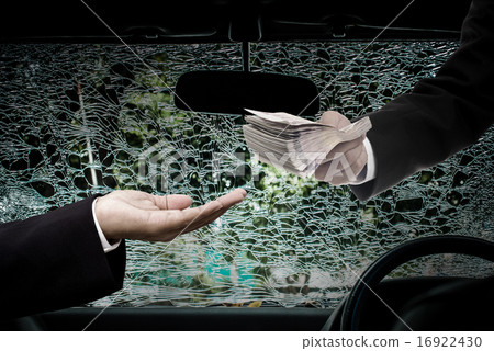 Businessman offer money for repair 16922430