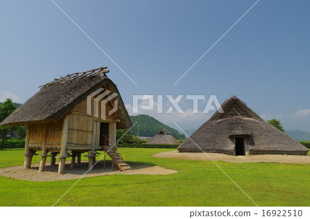 長野縣鹽尻市國立歷史遺跡平井考古遺址（繩文 - 彌生 -  Kofun~Hi Age Village Trace）複製古墳時代村 16922510