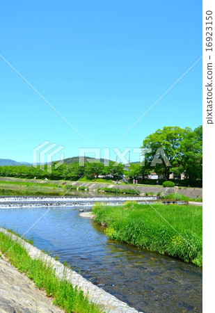 Scenery of the Kamogawa River in Kyoto Scenery of the Kamogawa River in Kyoto 16923150