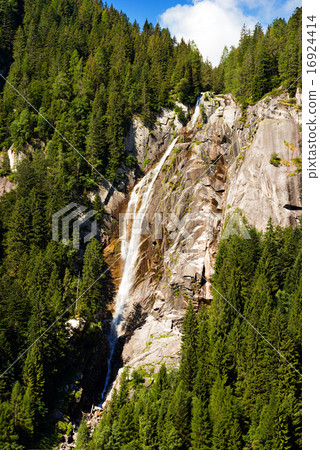 Waterfall Regina del Lago - Adamello Trento Italy Waterfall Regina del Lago - Adamello Trento Italy 16924414