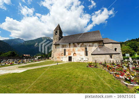 San Vigilio Church with Macabre Dance - Pinzolo San Vigilio Church with Macabre Dance - Pinzolo 16925101