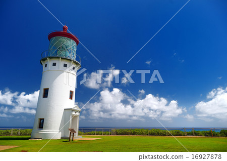 Kilauea lighthouse bay on a sunny day in Kauai 16927878