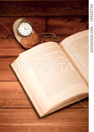 Stock Photo: pocket watch, silver, english