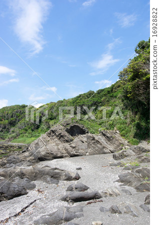三浦半島,長濱海岸的風景 三浦半島,長濱海岸的風景 16928822