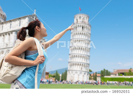 Happy woman travel in Italy 16932031