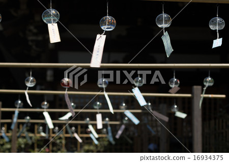 A wind chimes festival shot at Ogasa Kannon in Kashihara City, Nara Prefecture 16934375