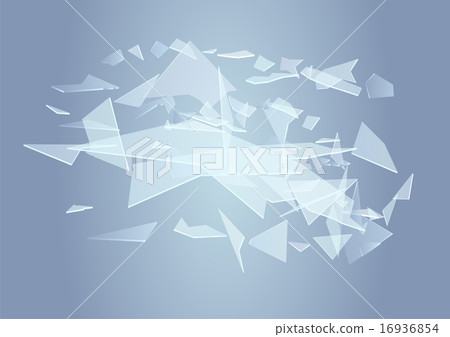 broken glass background 16936854