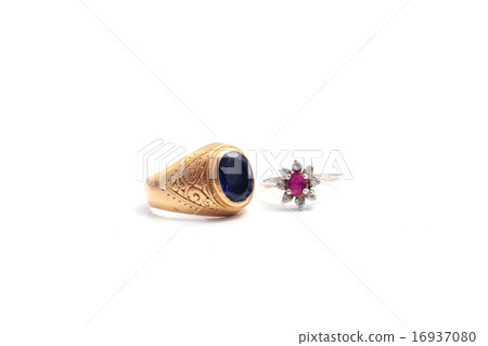 Wedding ring isolated 16937080